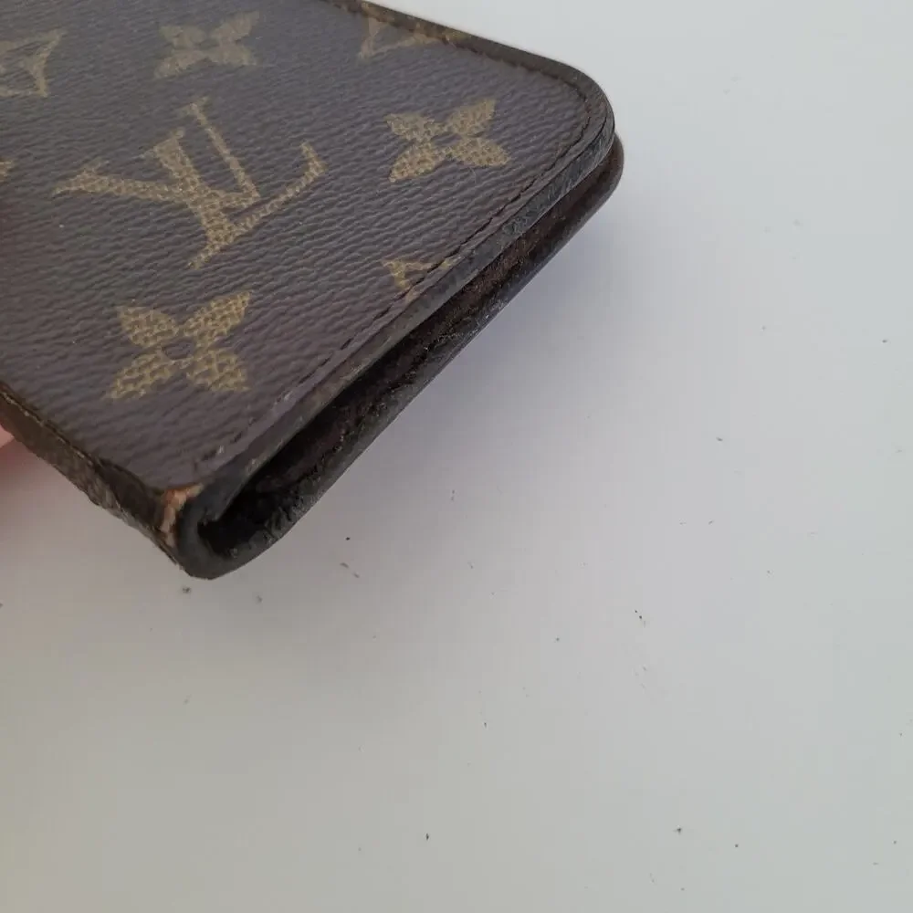 Authentic‎ Louis Vuitton LV Monogram Folio iPhone X Case Brown Phone Case